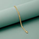 Italian 14kt Yellow Gold Bismark-Link Bracelet