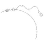 October Birthstone Pendant Necklace with Pink Stone