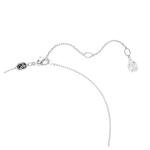 Swarovski Heart Infinity Pendant in Clear Rhodium