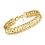 Italian Silver Heart Bracelet by Ross-Simons