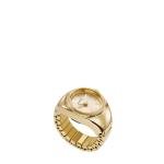 Fossil Women's Gold Stainless Steel Watch Ring
