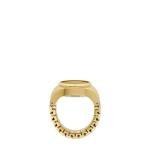 Fossil Women's Gold Stainless Steel Watch Ring