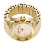 Fossil Women's Gold Stainless Steel Watch Ring