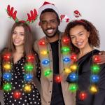 16-Piece Light-Up Christmas Necklace Set