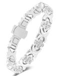 Women’s Ultra Strength Copper Magnetic Bracelet with Zirconia