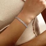 Sterling Silver Small Byzantine Bracelet by Ross-Simons