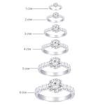 Round Cut Lab-Grown Diamond Engagement Ring in 14K Gold