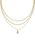 Kendra Scott Mini Elisa Gold Triple Strand Necklace