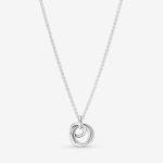 PANDORA Family Encircled Pendant Necklace in Silver