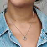PANDORA Family Encircled Pendant Necklace in Silver