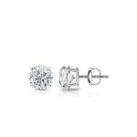 1/2 Carat Lab Grown Diamond Stud Earrings in 14k White Gold