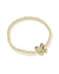 Kendra Scott Haley Bow Stretch Bracelet in Gold