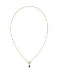 Kendra Scott Mini Elisa Pendant Necklace in Carmine Red