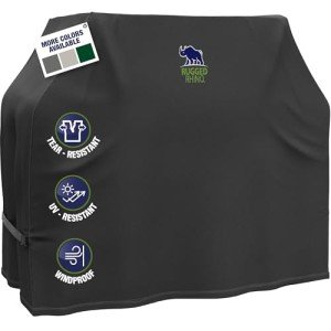 Heavy Duty All-Weather Grill Cover - Black 58