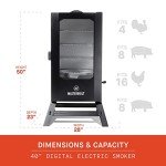 Masterbuilt 40" Electric Smoker with Window & Cover
