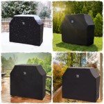 Heavy Duty All-Weather Grill Cover - Black 58