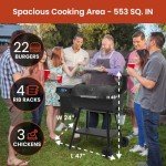 Z Grills 550B2 Wood Pellet Smoker & BBQ Grill