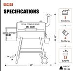 Z Grills 550B2 Wood Pellet Smoker & BBQ Grill
