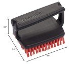 Char-Broil Cool-Clean Handheld BBQ Brush - Red