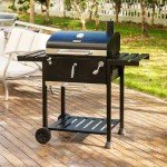 Royal Gourmet 24-Inch Movable Charcoal Grill