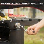 Royal Gourmet 24-Inch Movable Charcoal Grill