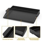 Onlyfire Pre-Seasoned Cast Iron Griddle Plate