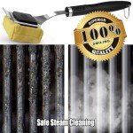 Bristle-Free BBQ Grill Brush with Replaceable Head