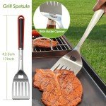 Double Two 4-Piece BBQ Grill Tool Set