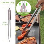 Double Two 4-Piece BBQ Grill Tool Set