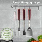 Double Two 4-Piece BBQ Grill Tool Set