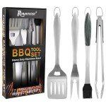 4pc Heavy Duty BBQ Grill Tools Set