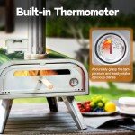 Portable 16-Inch Wood Pellet Pizza Oven