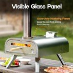 Portable 16-Inch Wood Pellet Pizza Oven