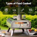 Portable 16-Inch Wood Pellet Pizza Oven