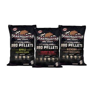 Bear Mountain 3-Pack BBQ Wood Pellets, 20 Lbs