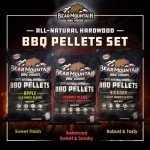 Bear Mountain 3-Pack BBQ Wood Pellets, 20 Lbs