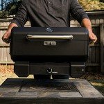 Masterbuilt® Portable Charcoal Grill and Smoker, Black