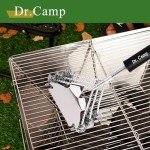 Dr. Camp Stainless Steel BBQ Grill Brush Set
