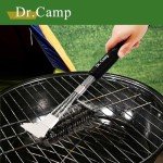 Dr. Camp Stainless Steel BBQ Grill Brush Set