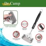 Dr. Camp Stainless Steel BBQ Grill Brush Set