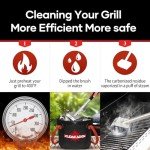 Bristle-Free Grill Brush with Replaceable Scraper Head
