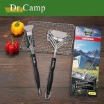 Dr. Camp Stainless Steel BBQ Grill Brush Set