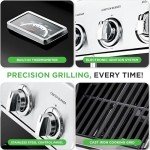 NutriChef 5-Burner Propane Gas Grill - Stainless Steel