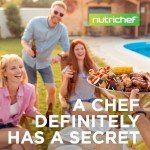 NutriChef 5-Burner Propane Gas Grill - Stainless Steel