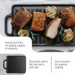 Victoria Reversible Cast Iron Griddle for BBQs