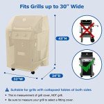 SunPatio 32-Inch Heavy Duty BBQ Grill Cover