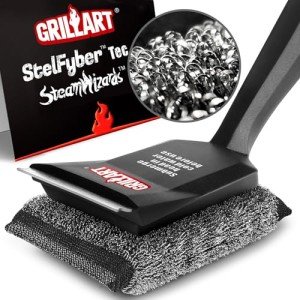 Bristle-Free Grill Brush with Replacement Head