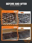 Bristle-Free Grill Brush with 5 Replacement Heads