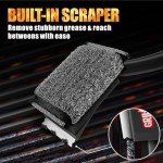 Bristle-Free Grill Brush with Replacement Head