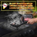 Bristle-Free Grill Brush with Replacement Head